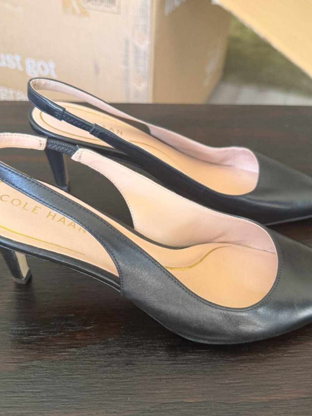 Cole Haan Women's Black Courts